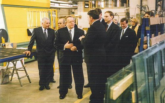 President Martti Ahtisaari visits Finnglass