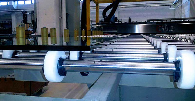Finnglass production line